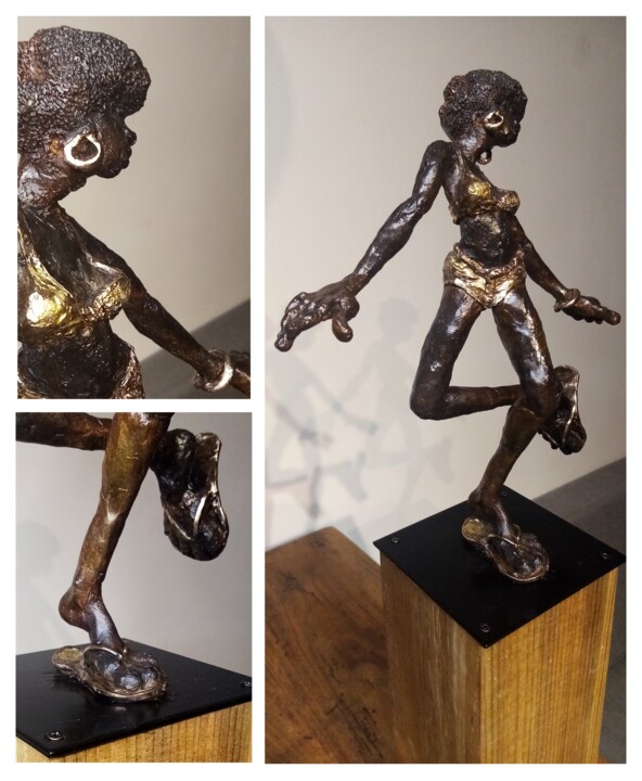 DO BRASIL 雕塑, 24.4x8.7 in