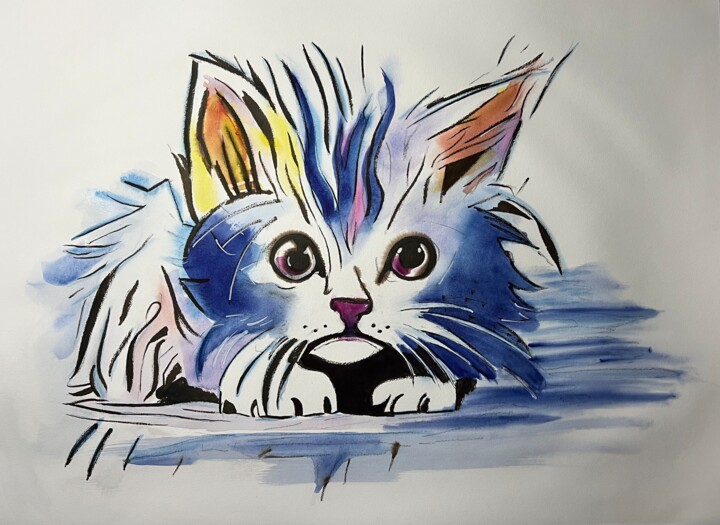 BabyCat Pittura, 19,7x27,6 in