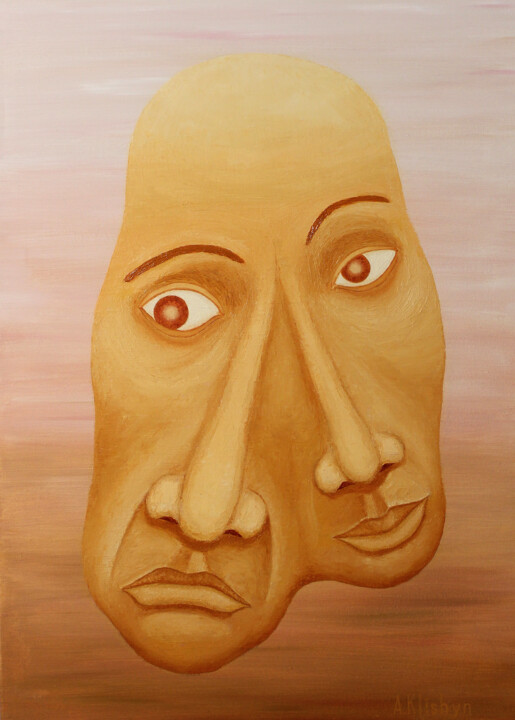 Дуализм Двуединство 绘画, 43.3x31.5 in