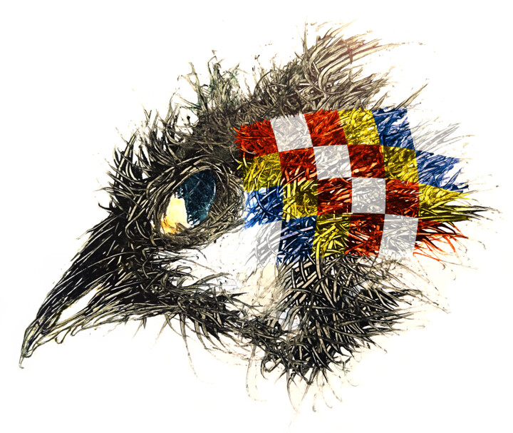 Pandemi bird Antwerpen 数字艺术