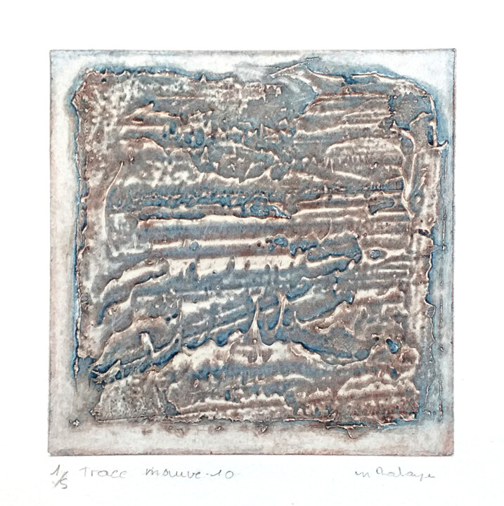 trace 10 m 印花与版画, 5.1x5.1 in