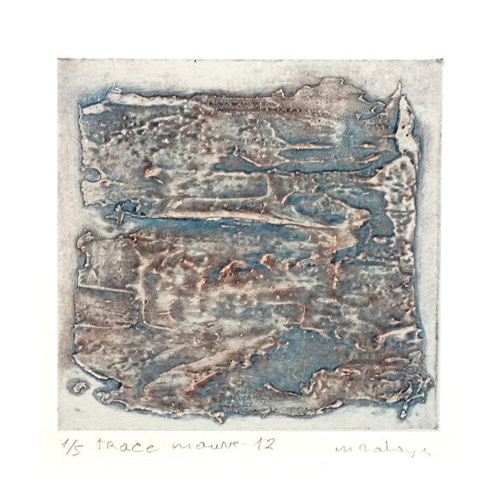Trace 12 m 印花与版画, 5.1x5.1 in