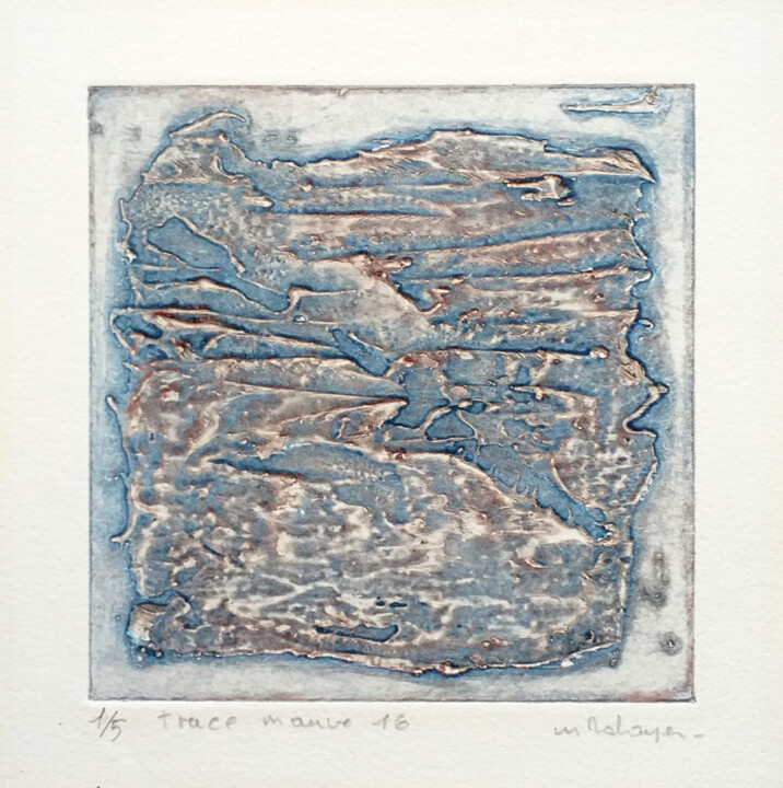 Trace 16 m 印花与版画, 5.1x5.1 in