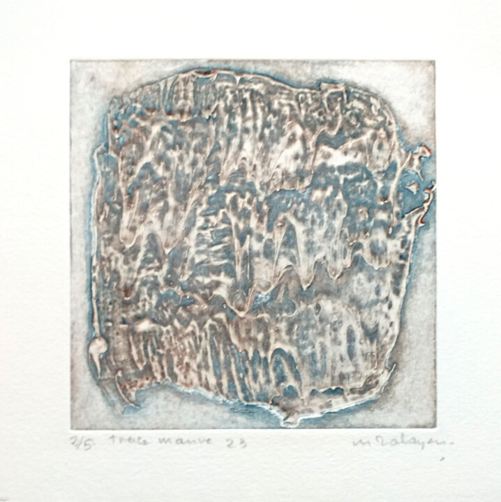 Trace 23 m 印花与版画, 5.1x5.1 in