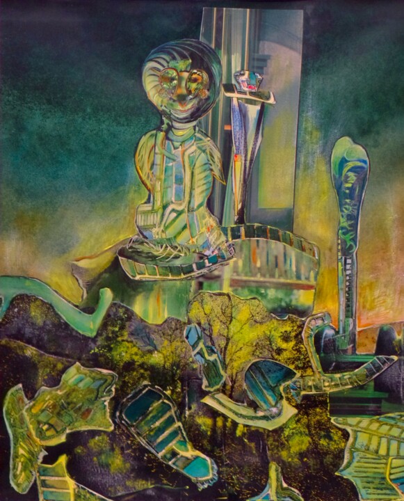 绘画,  21.7x18.1 in 
