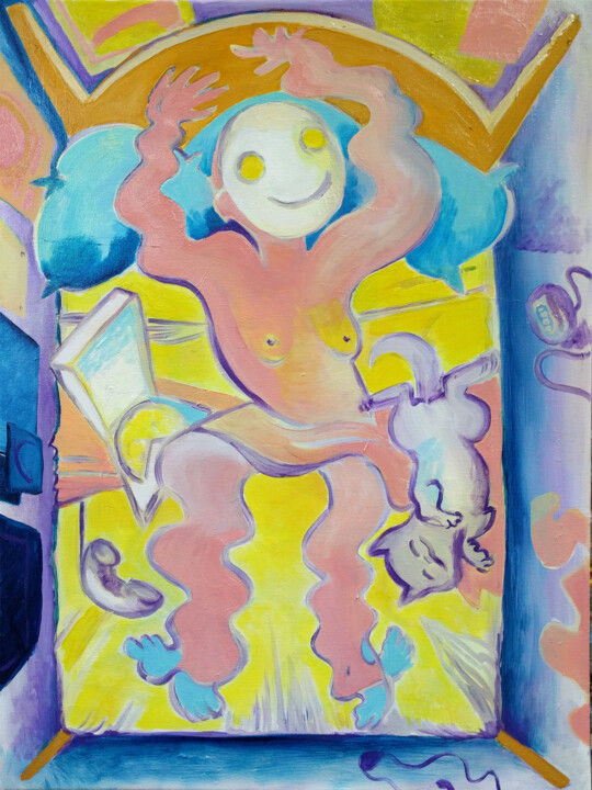 A Weird 36 Hours Painting, 24x18 in