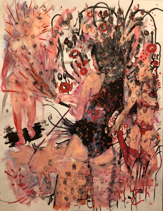 Souillures 绘画, 25.6x19.7 in