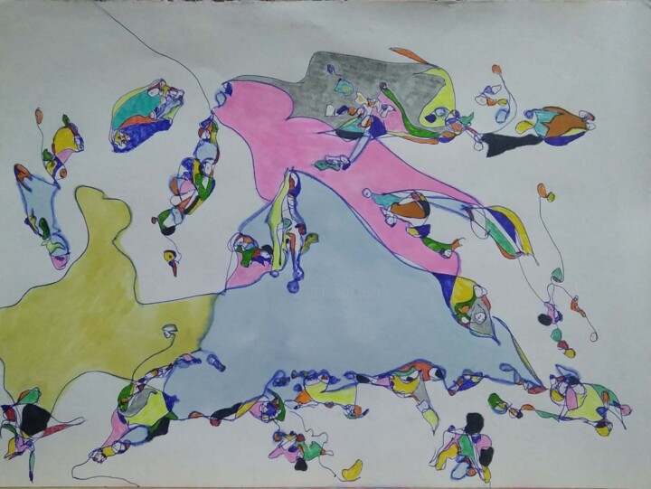 Все летить 图画, 6.7x9.5 in