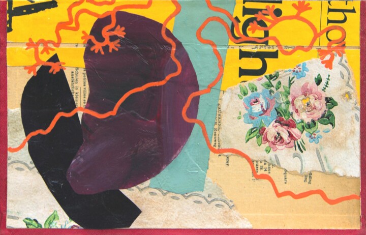 Moonlight Sonata Collages, 5x8 in