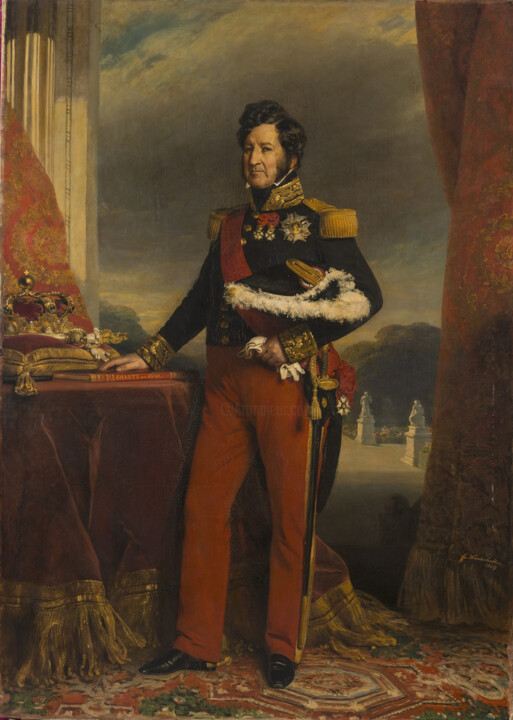 Louis-Philippe 1er, Roi des Francais 绘画, 102.4x74.8 in