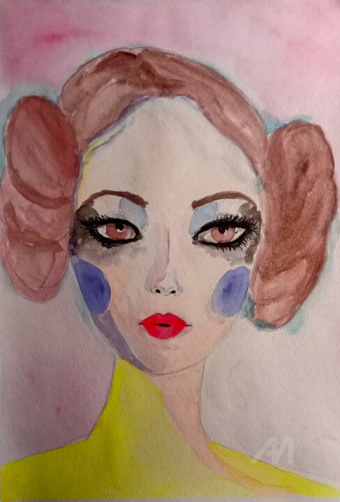 Princess 绘画, 11.7x8.3 in