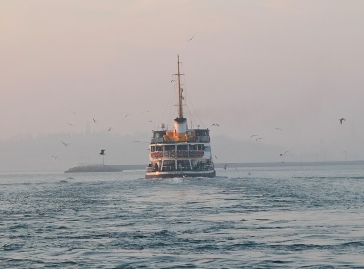 A ferry in Istanbul 사진