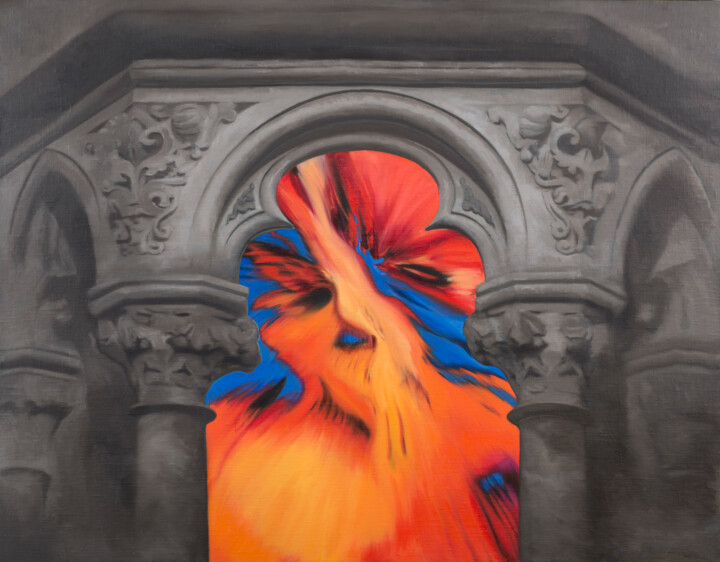绘画,  44.9x57.5 in 