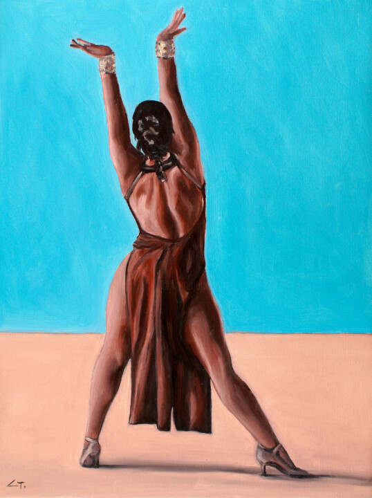Dance 绘画, 23.6x17.7 in