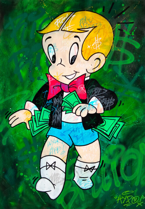 Richie Rich - Flow state 绘画, 39.4x27.6 in
