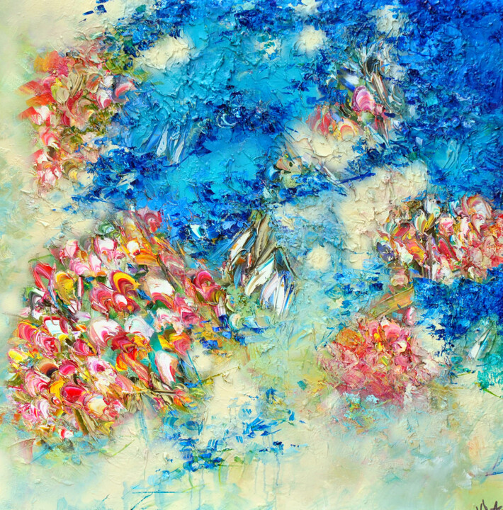 The Skies At Maruyama Park 绘画, 39.4x39.4 in