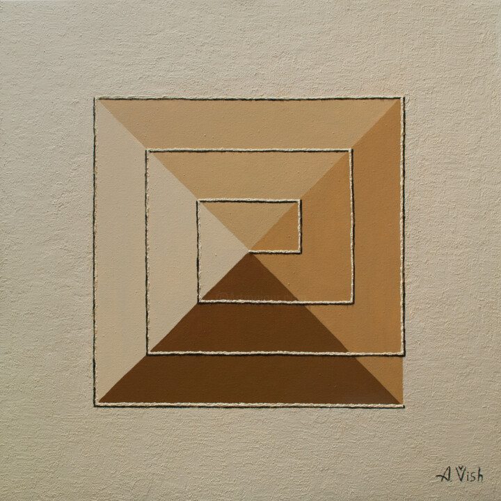 Square of infinity 绘画, 23.6x23.6 in