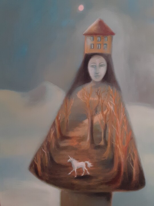dentro una fiaba 绘画, 23.6x19.7 in