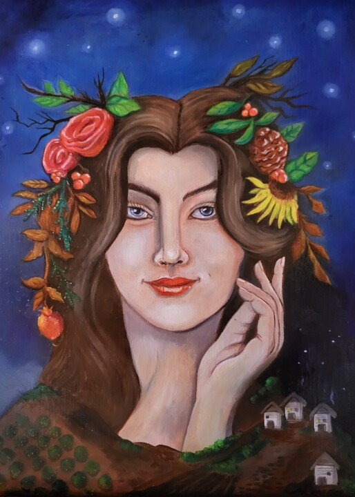 Seasons of the Soul 绘画, 12x9 in