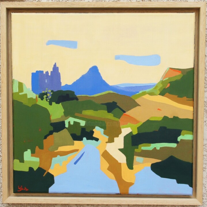 Œuvre présentée encadrée