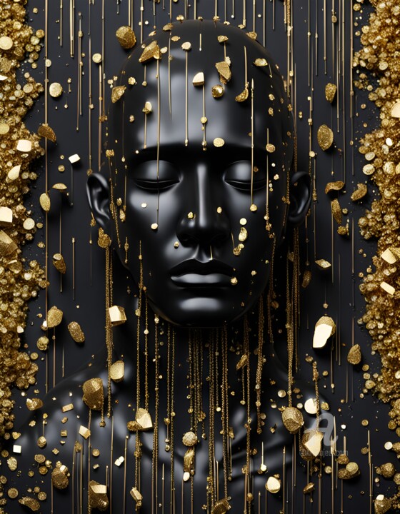 Gold Rain 数字艺术