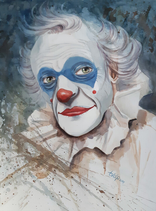 Painting titled "RAFFAELLO" by Tvdp Aquarelliste, Original Artwork, Watercolor