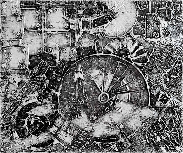 Crazy Machine 绘画, 19.7x23.6 in