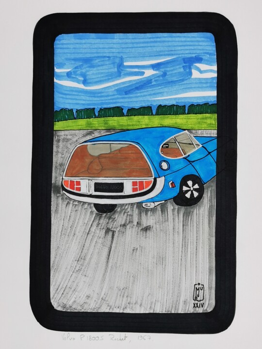 the rocket 图画, 16.5x11.7 in