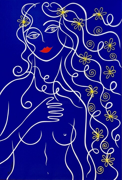 Vénus 绘画, 51.2x35 in