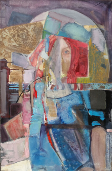 Spectral Silhouette 绘画, 39.4x27.6 in