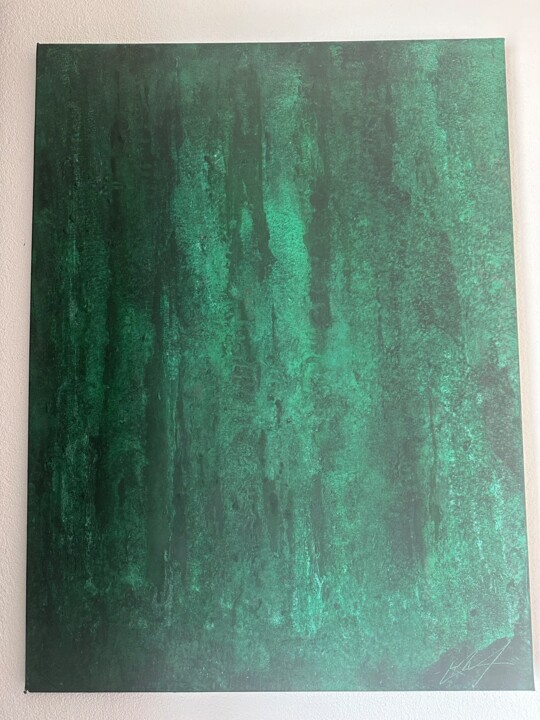 Painting titled "Acrylique sur toile" by Christopher Leibundguth, Original Artwork, Acrylic Mounted on Wood Stretcher frame