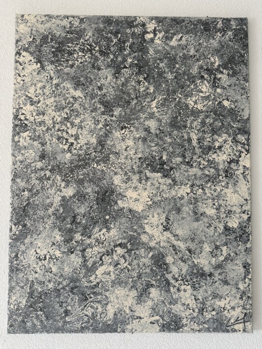 Painting titled "Acrylique sur toile…" by Christopher Leibundguth, Original Artwork, Acrylic Mounted on Wood Stretcher frame