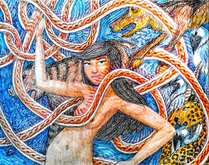 Nature Builds Reality Builds Nature 图画, 11x14 in