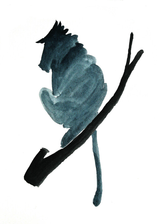 Monkey 数字艺术, 39.4x27.6 in