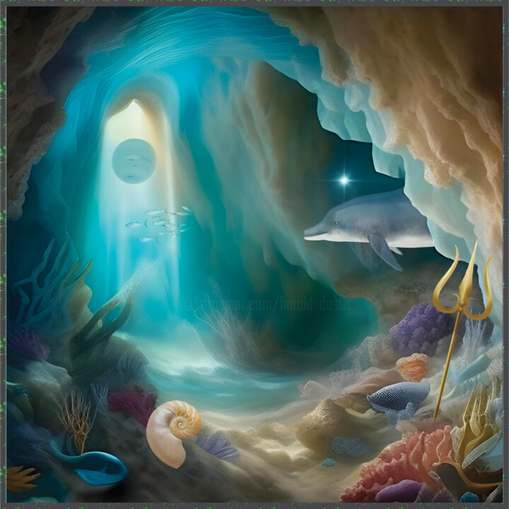 La grotte neptunienne 数字艺术