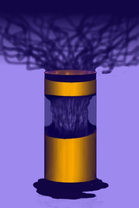 Pandora Buchse X 绘画, 59.1x39.4 in