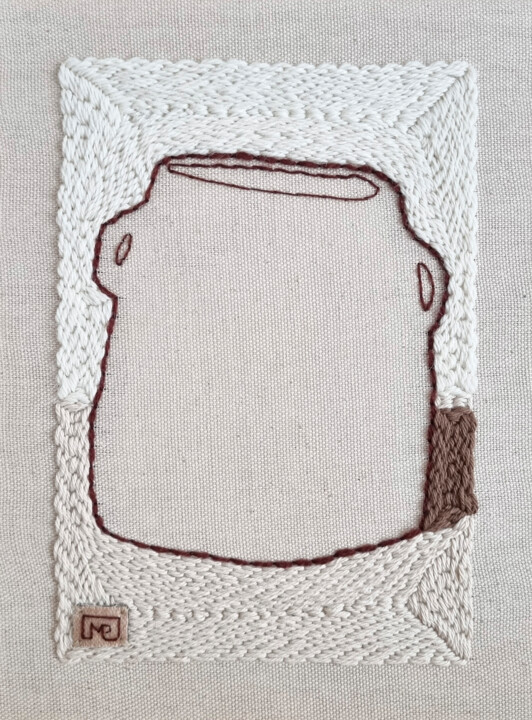 纺织艺术,  9.5x7.1 in 