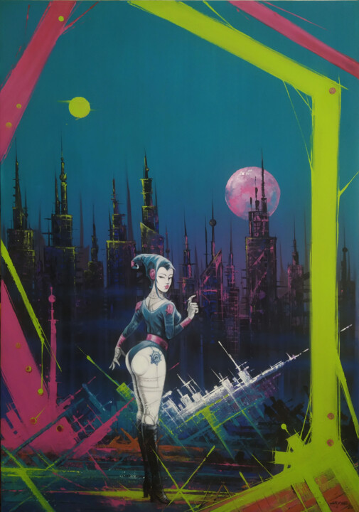 The AGE of the CAVEMAN-14 绘画, 39.4x27.6 in