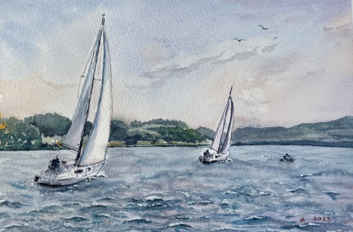绘画,  7.1x10.2 in 