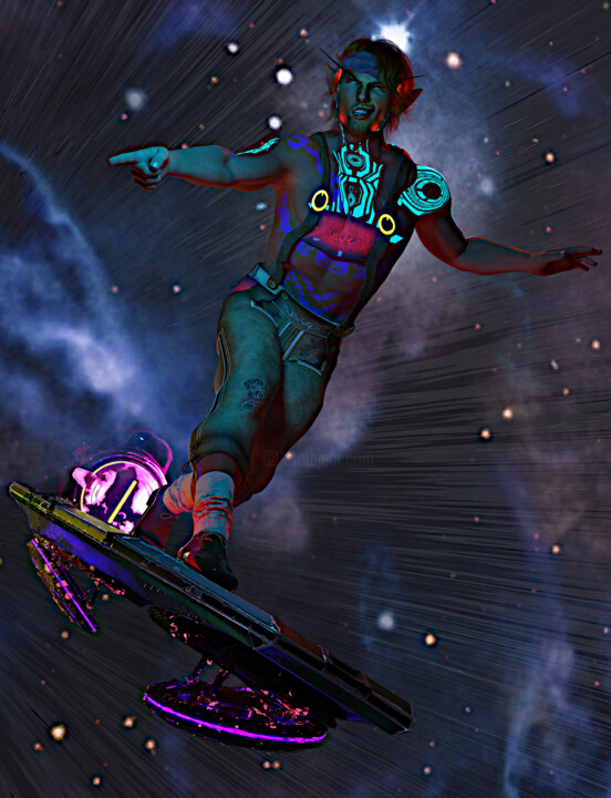 Surf on the Destiny 数字艺术