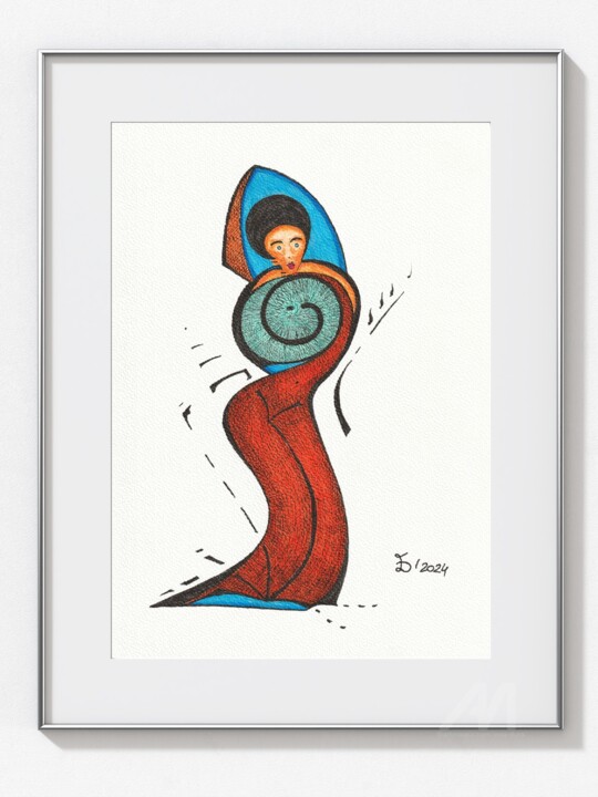 The Spanish Girl 图画, 11.7x8.3 in