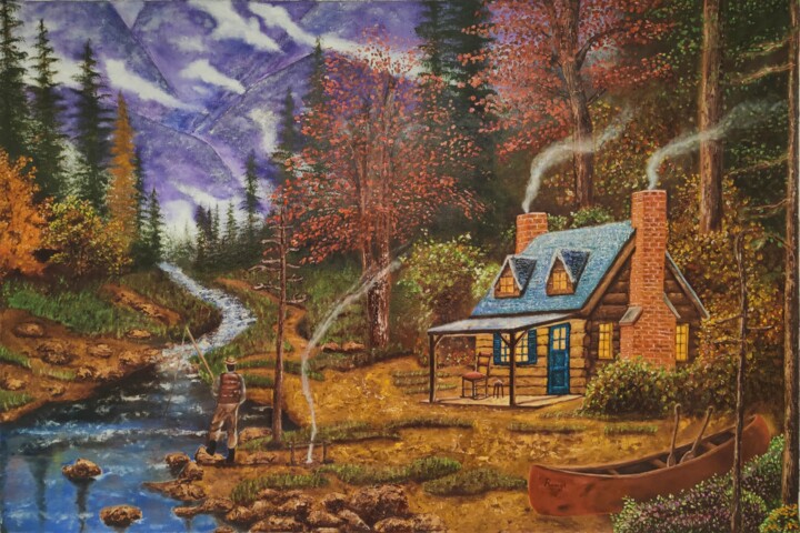 Painting,  31.5x47.2 in 