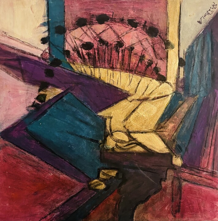 Obstacles 绘画, 19.7x19.7 in