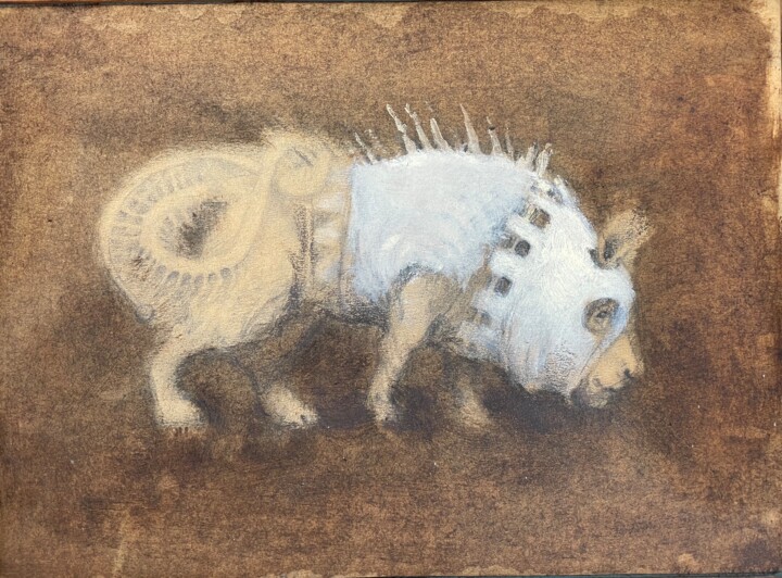 绘画,  6.3x8.7 in 