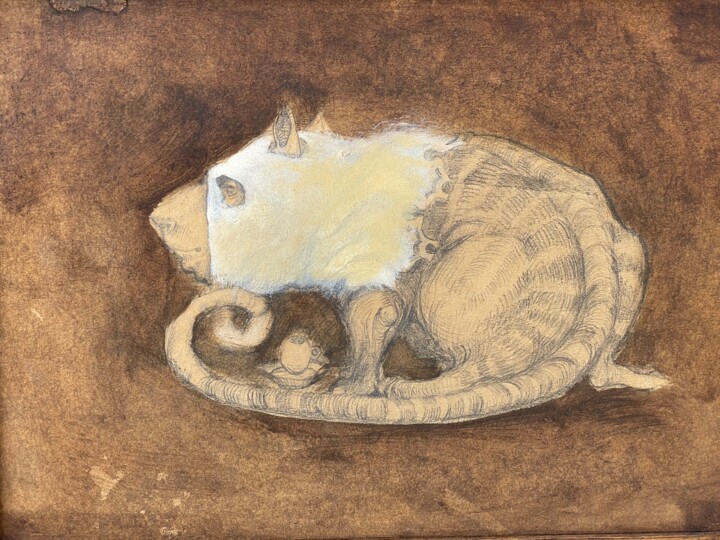 绘画,  6.3x8.7 in 