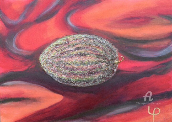 Die süße Melone 绘画, 16.5x23.2 in
