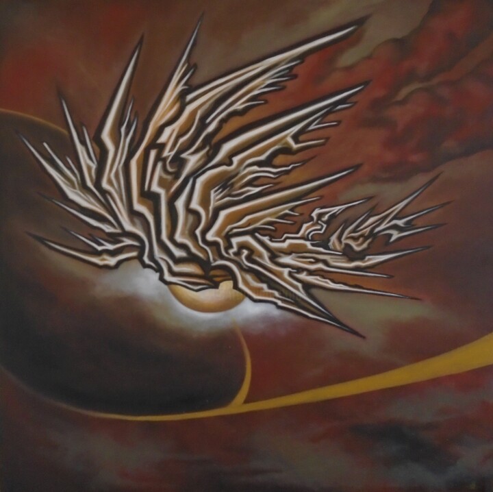 绘画,  36.2x35.4 in 