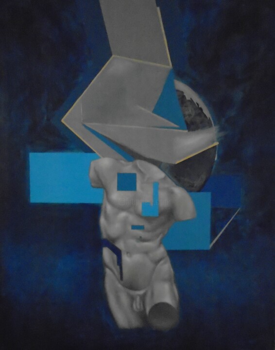 绘画,  43.3x33.5 in 