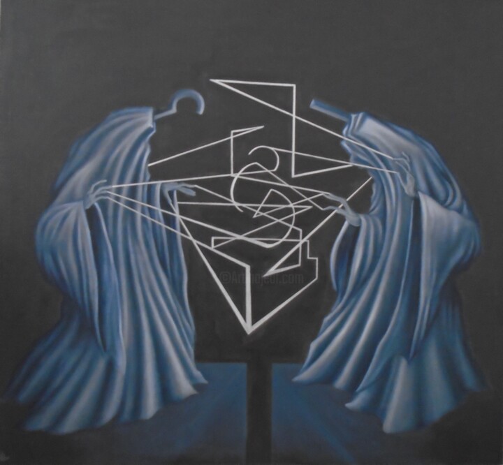 绘画,  31.5x33.5 in 