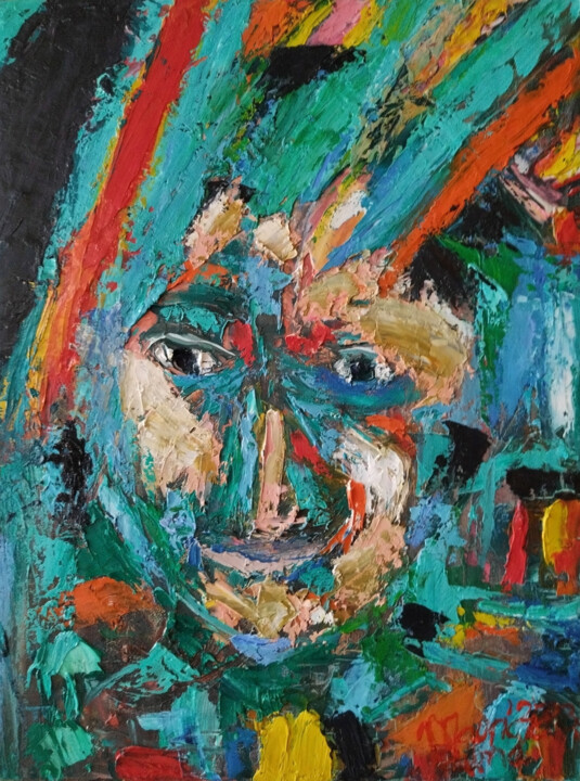 Living in the past 绘画, 16.1x11.8 in